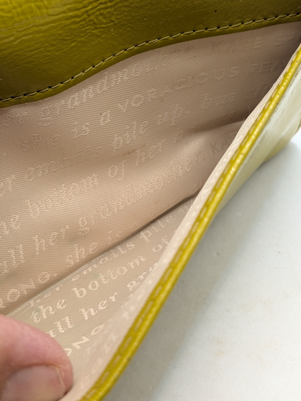 kate spade Storybook Olive Bow Clutch Wallet - Picture 5 of 10